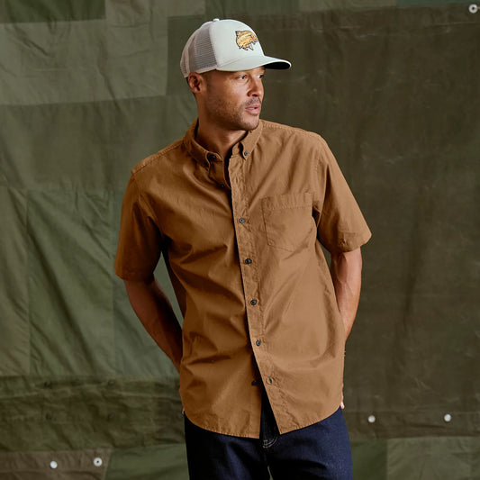 Garment-Dyed Poplin Short-Sleeve Shirt - Orvis Deals