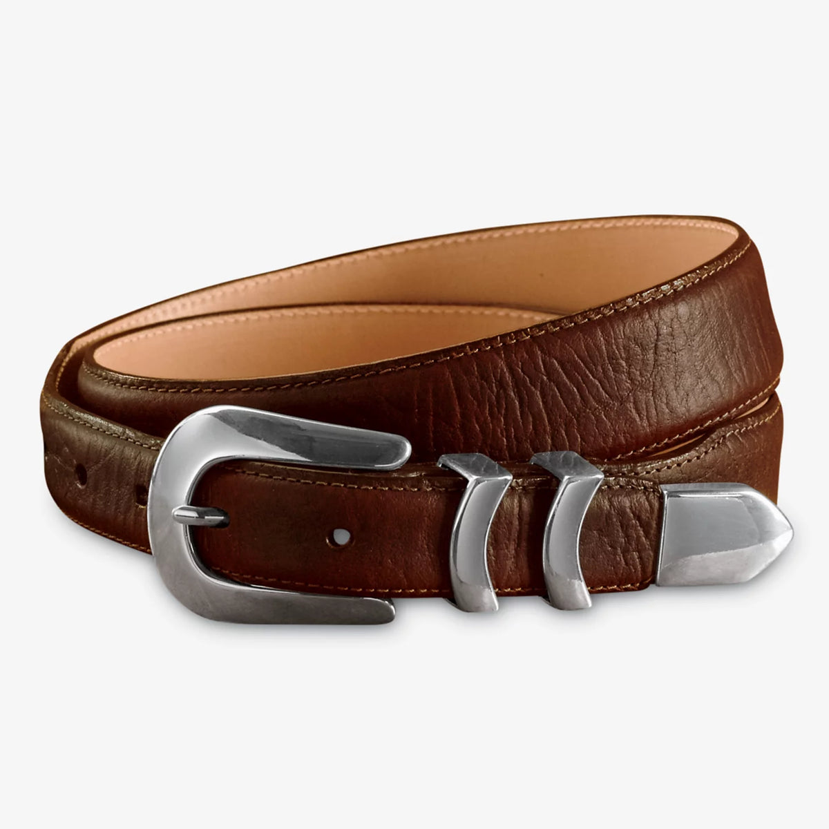 Silver Buckle Bison Tapered-Edge Belt - Orvis Featured