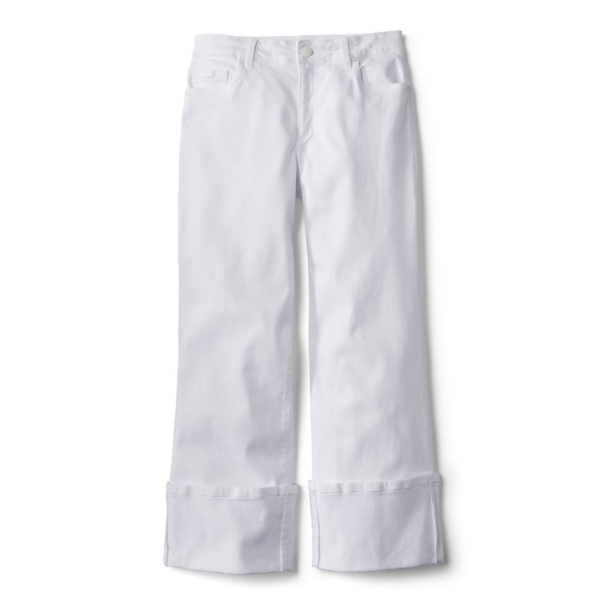 Kut from the Kloth® Charlotte High-Rise Wide-Leg Cuffed Jeans - Orvis Great Value
