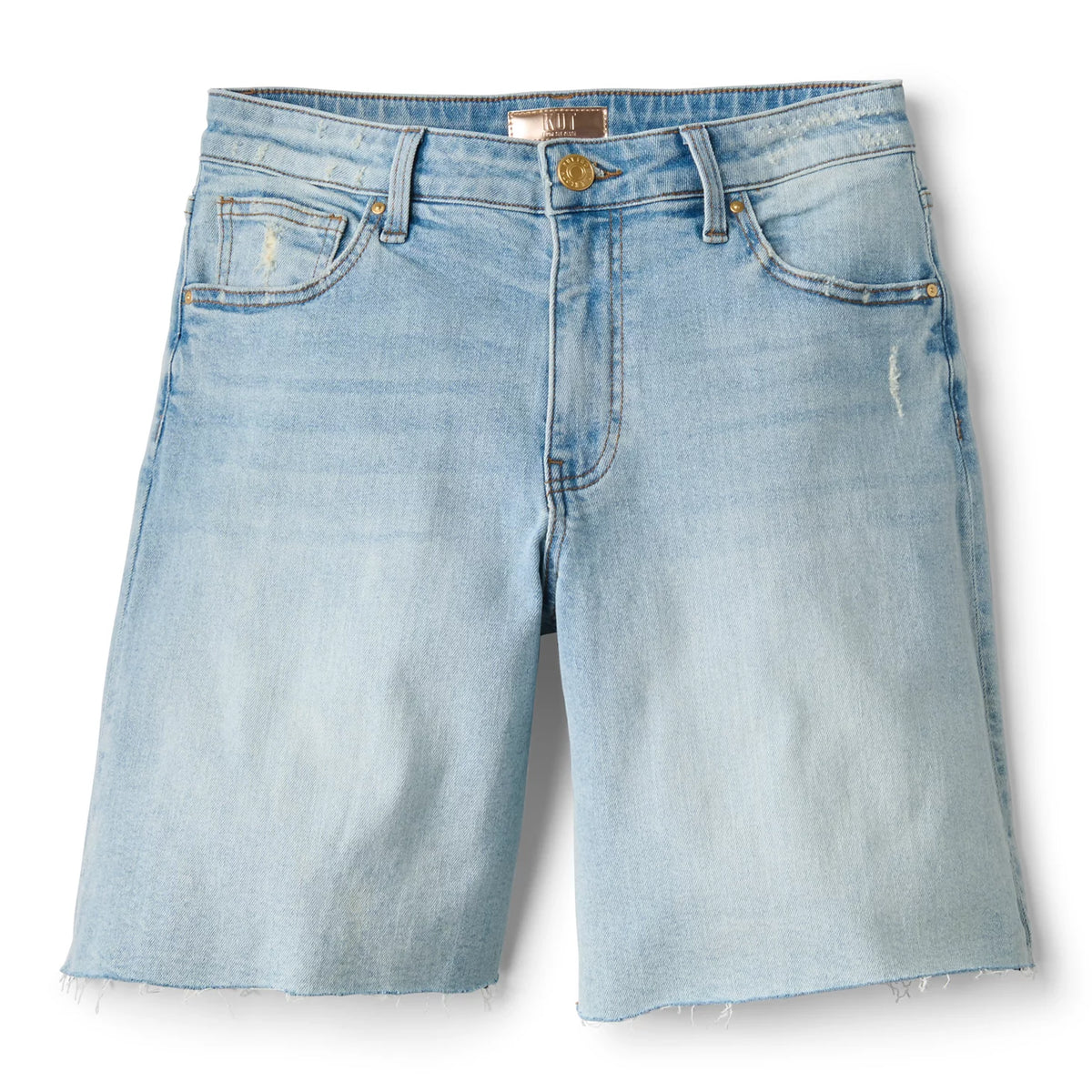 Kut from the Kloth® Hailey High-Rise Bermuda Shorts 8" - Orvis Everyday