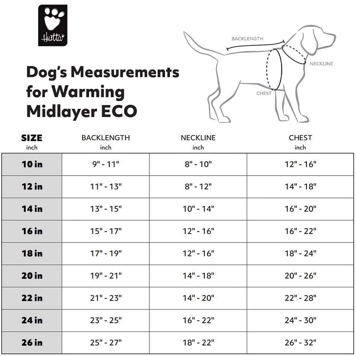 Hurtta Warming Midlayer Eco Dog Jacket - Orvis Quality