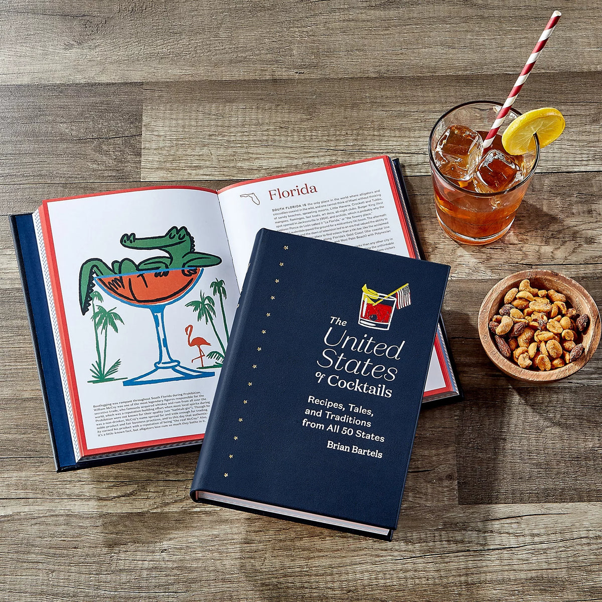 Leather-Bound United States Of Cocktails Book - Orvis Best Price