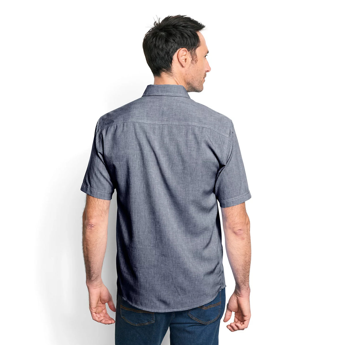 Men's Tech Chambray Short-Sleeve Work Shirt - Orvis Customer Favorite