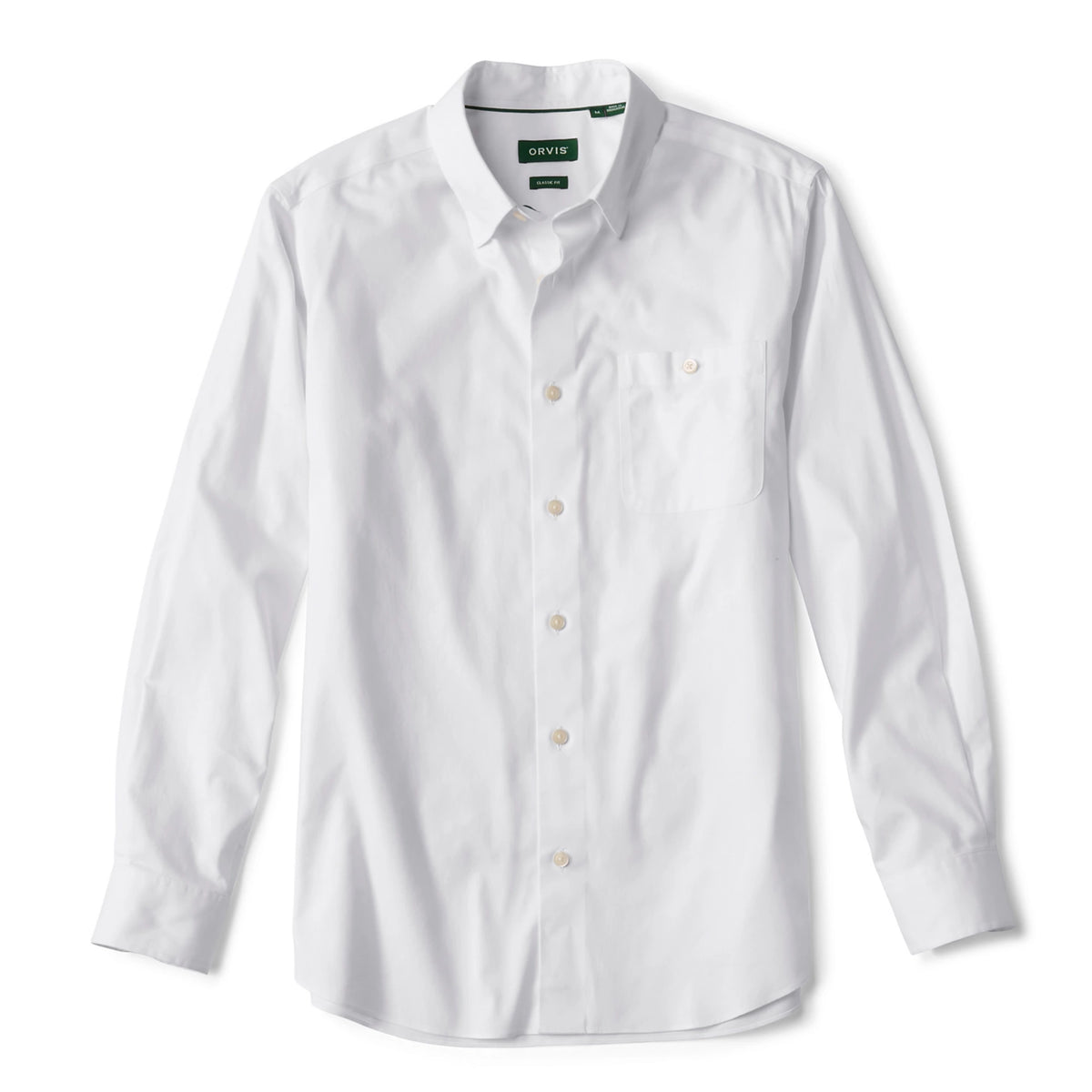 No-Work Twill Long-Sleeve Shirt - Orvis Value