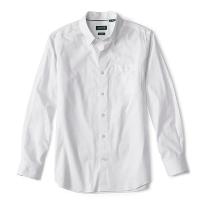 No-Work Twill Long-Sleeve Shirt - Orvis Value
