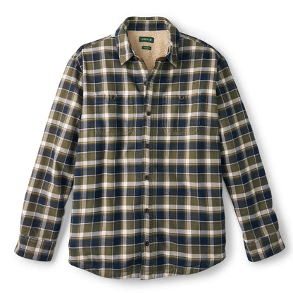 Perfect Flannel Sherpa-Lined Long-Sleeved Shirt - Orvis Premium