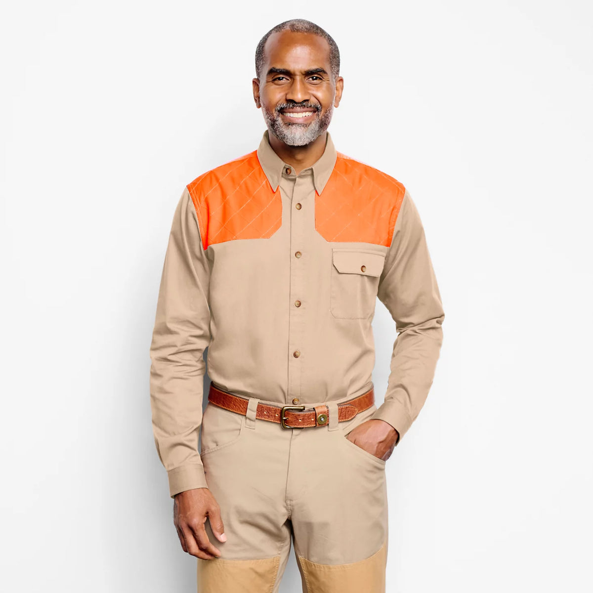 Men's Long-Sleeve Midweight Shooting Shirt - Orvis Trusted