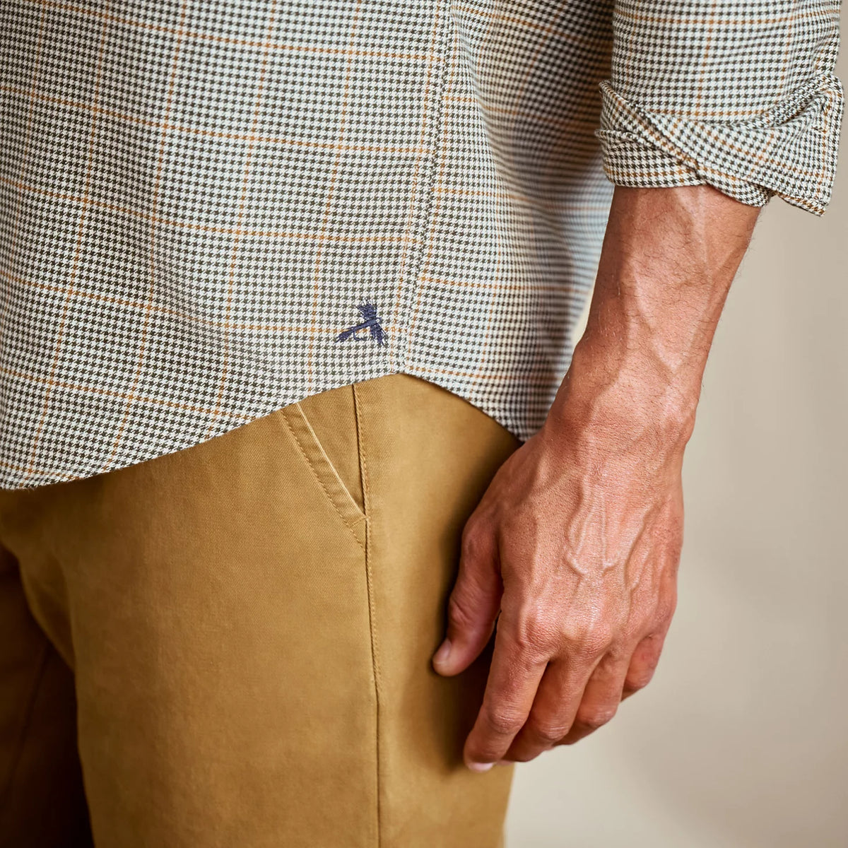 Spencer Houndstooth Pure Cotton Long-Sleeve Shirt - Orvis Exclusive