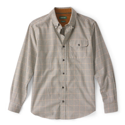Spencer Houndstooth Pure Cotton Long-Sleeve Shirt - Orvis Exclusive