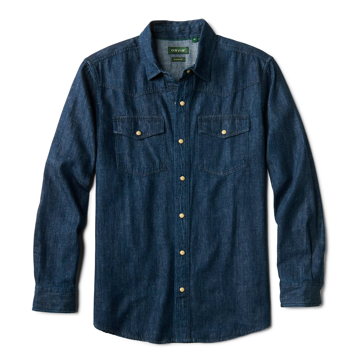 Denim Long-Sleeve Western Shirt - Orvis Value