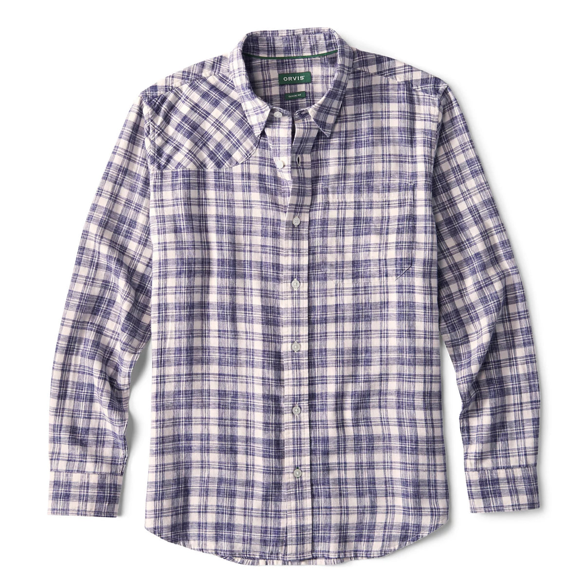 Space-Dyed Plaid Long-Sleeve Shirt - Orvis Smart Buy