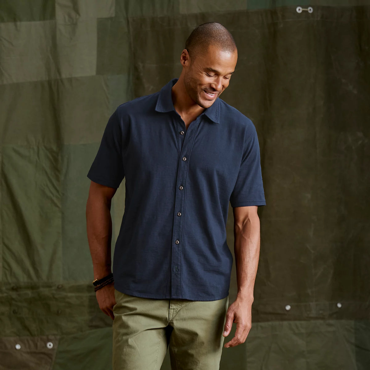 Men's Bromley Knit Button-Down Short-Sleeve Shirt - Orvis Best Seller