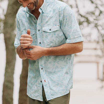 Men's River Guide Printed Short-Sleeve Western Shirt 2.0 - Orvis Everyday