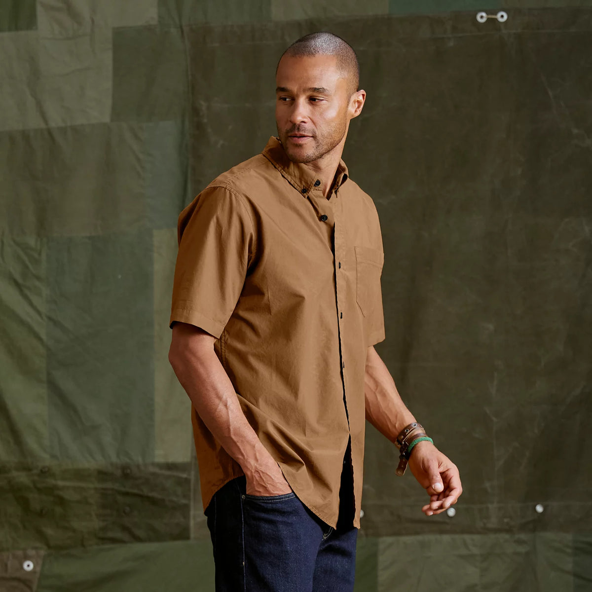 Garment-Dyed Poplin Short-Sleeve Shirt - Orvis Deals
