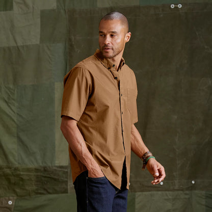 Garment-Dyed Poplin Short-Sleeve Shirt - Orvis Deals
