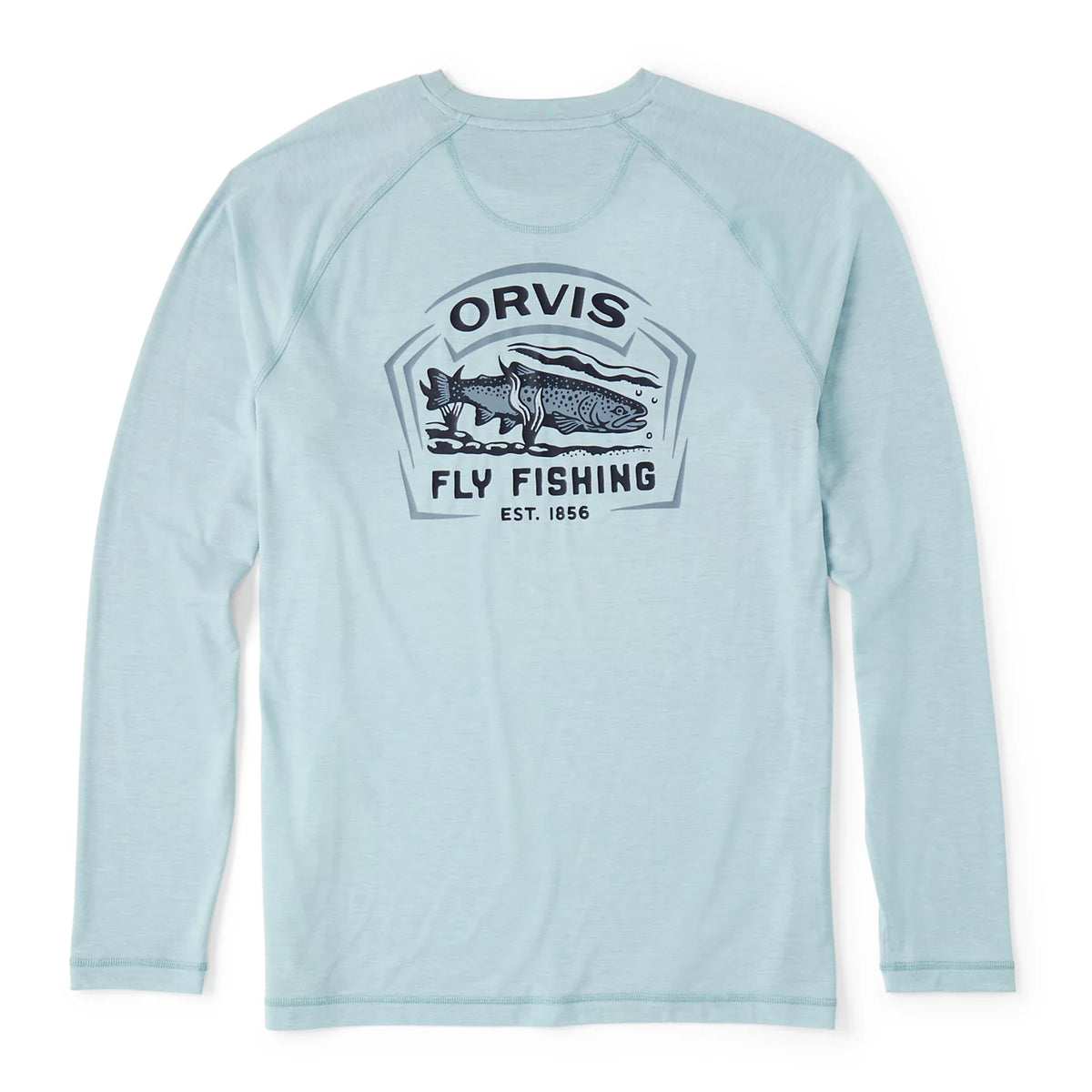 Men's DriCast™ Long-Sleeve Graphic Crew - Orvis Classic