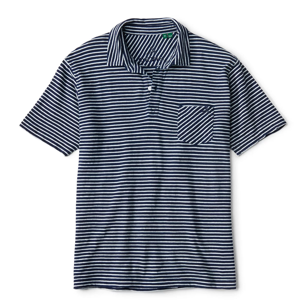 Angler's Indigo Striped Polo - Orvis Latest