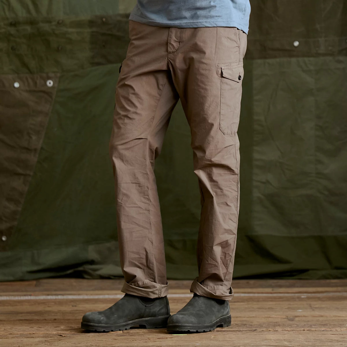 Men's 1856 Stretch Poplin Regular Fit Cargo Pants - Orvis Great Value