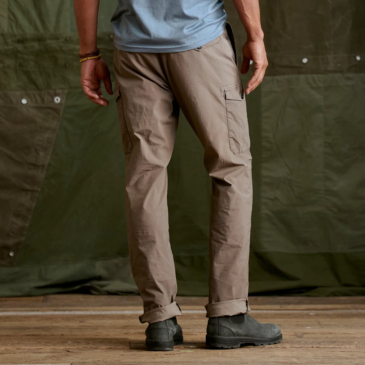 Men's 1856 Stretch Poplin Regular Fit Cargo Pants - Orvis Great Value