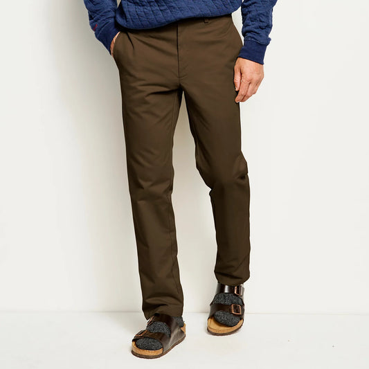 Ultimate Khakis Trim Fit Plain-Front Pants - Orvis Quality