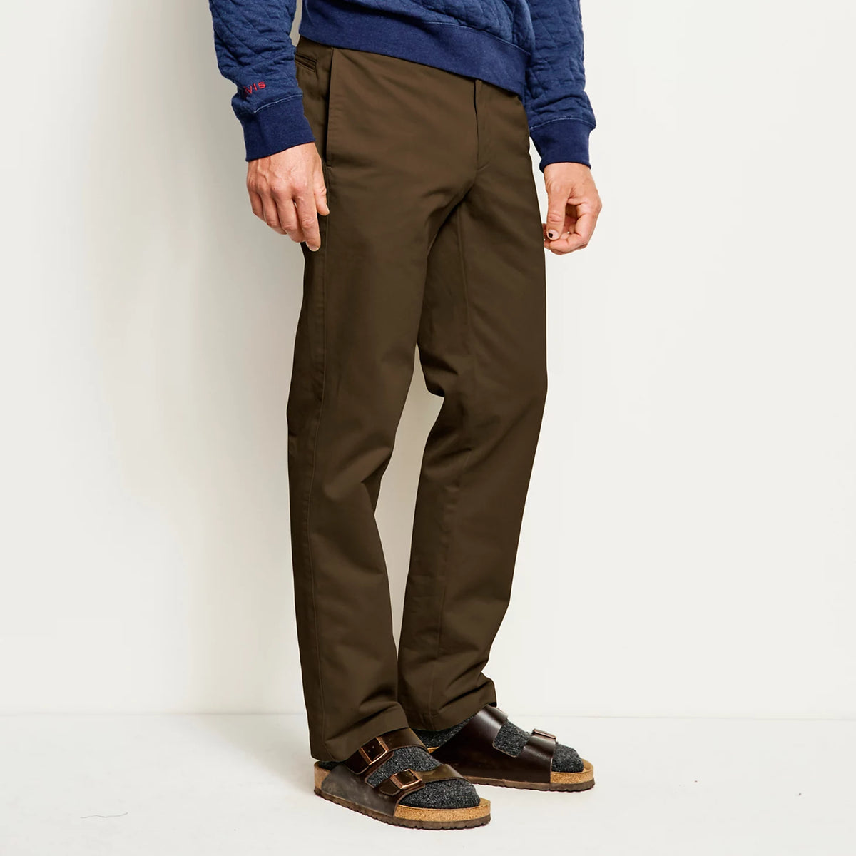 Ultimate Khakis Trim Fit Plain-Front Pants - Orvis Quality