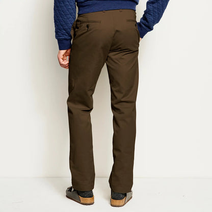 Ultimate Khakis Trim Fit Plain-Front Pants - Orvis Quality