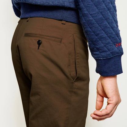 Ultimate Khakis Trim Fit Plain-Front Pants - Orvis Quality