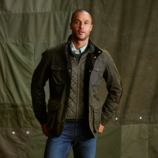 Barbour® Ogston Waxed Jacket - Orvis Everyday