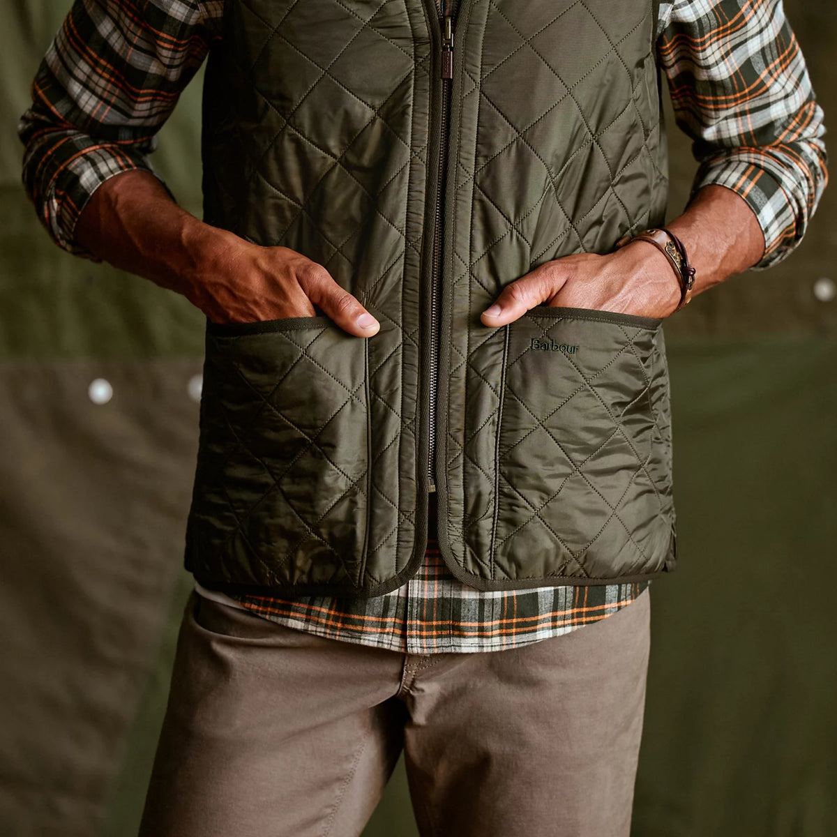 Barbour® Polarquilt Zip-In Liner - Orvis Signature