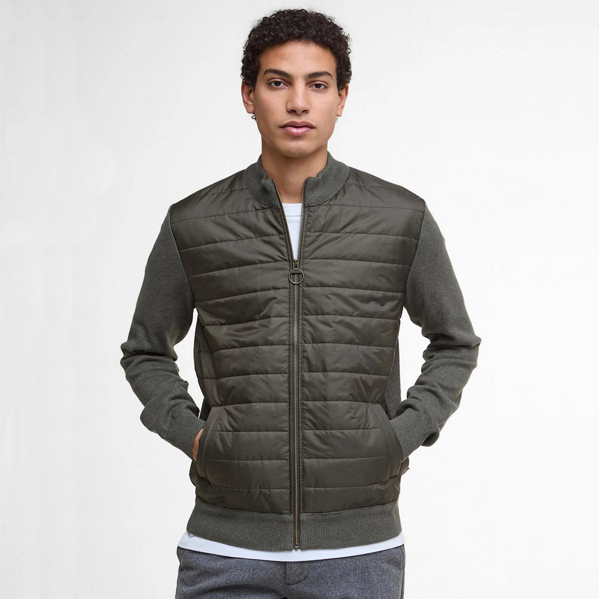 Barbour® Essential Carn Baffle Zip-Through Knitted Sweater - Orvis Hot Sale