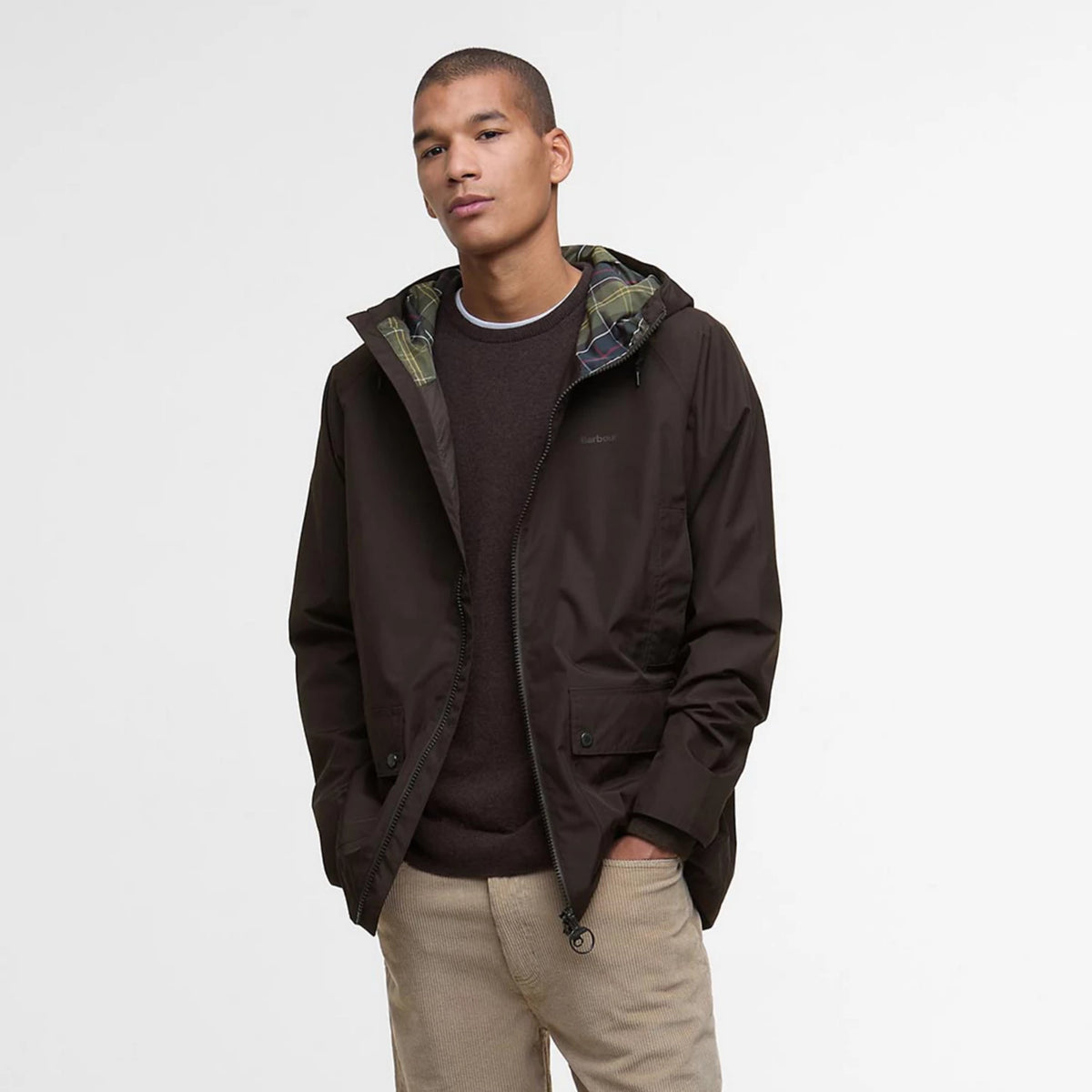Barbour® Hooded Domus Waterproof Jacket - Orvis Great Value