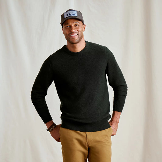 Merino Piqué Crewneck Sweater - Orvis Deals