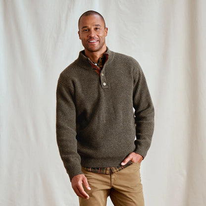 Quail Creek Button Mockneck Pullover - Orvis Trusted