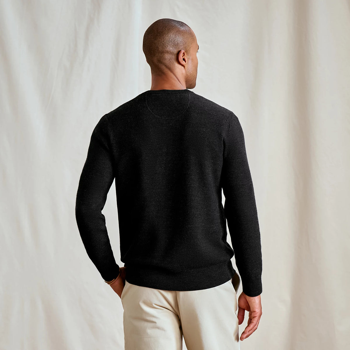 Merino Piqué V-Neck Sweater - Orvis Great Value