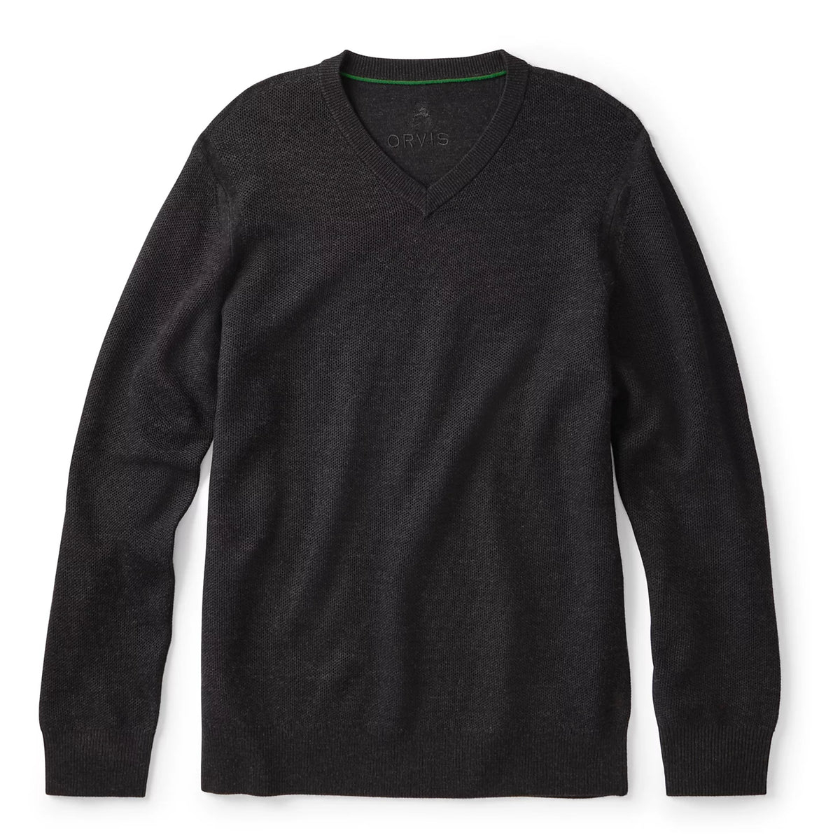 Merino Piqué V-Neck Sweater - Orvis Great Value