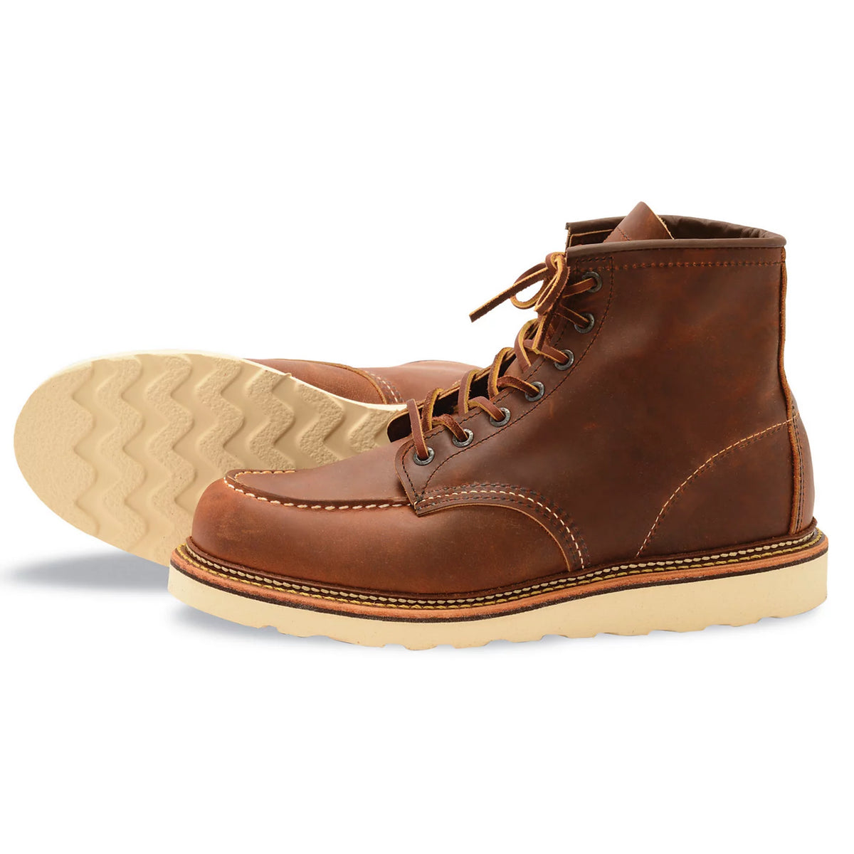 Red Wing 6" Classic Moc Copper Rough & Tough Boots - Orvis Customer Favorite