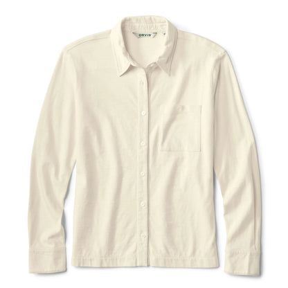 Women's Bromley Knit Button-Down Long-Sleeve Shirt - Orvis Signature