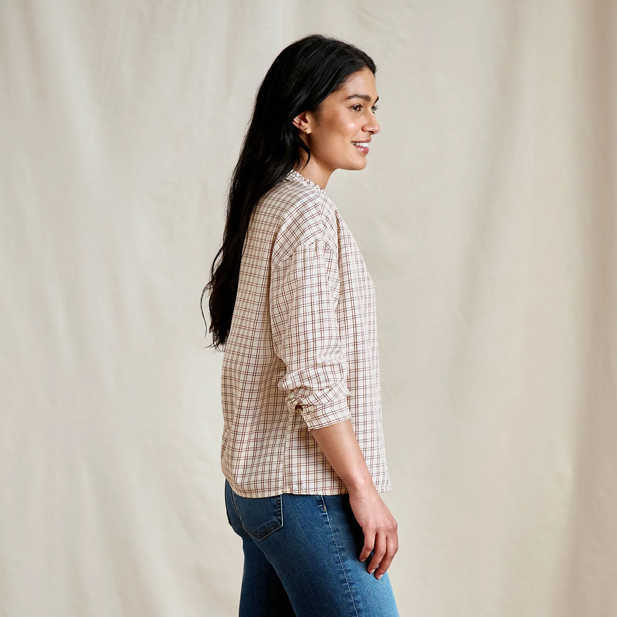 Women's Sunderland Brushed Twill Long-Sleeve Top - Orvis Popular