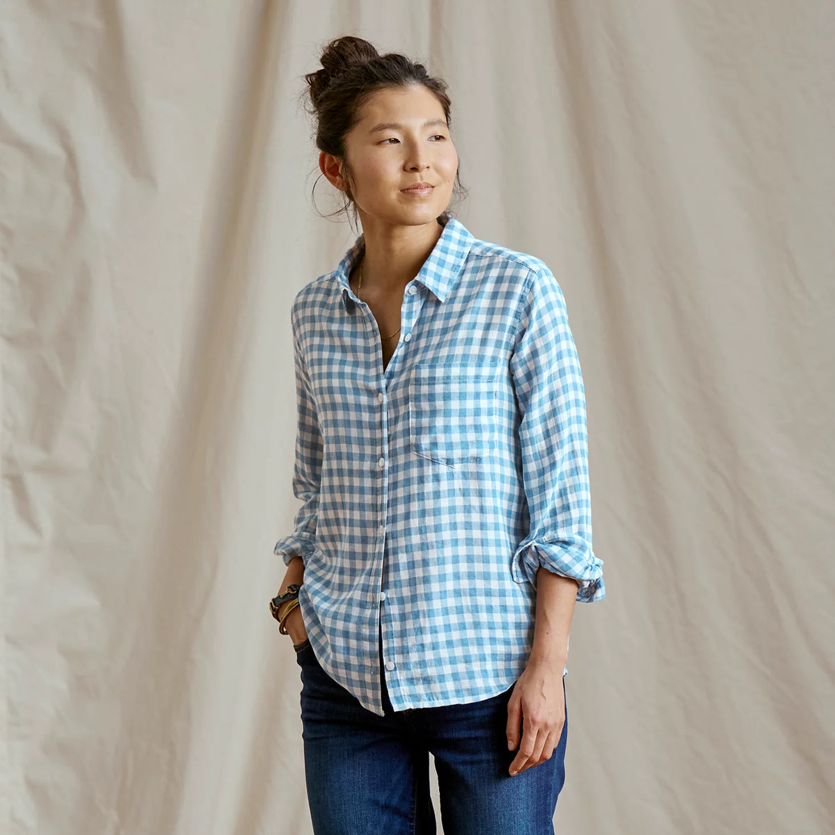 Everyday Lightweight Plaid Long-Sleeve Boyfriend Shirt - Orvis Value
