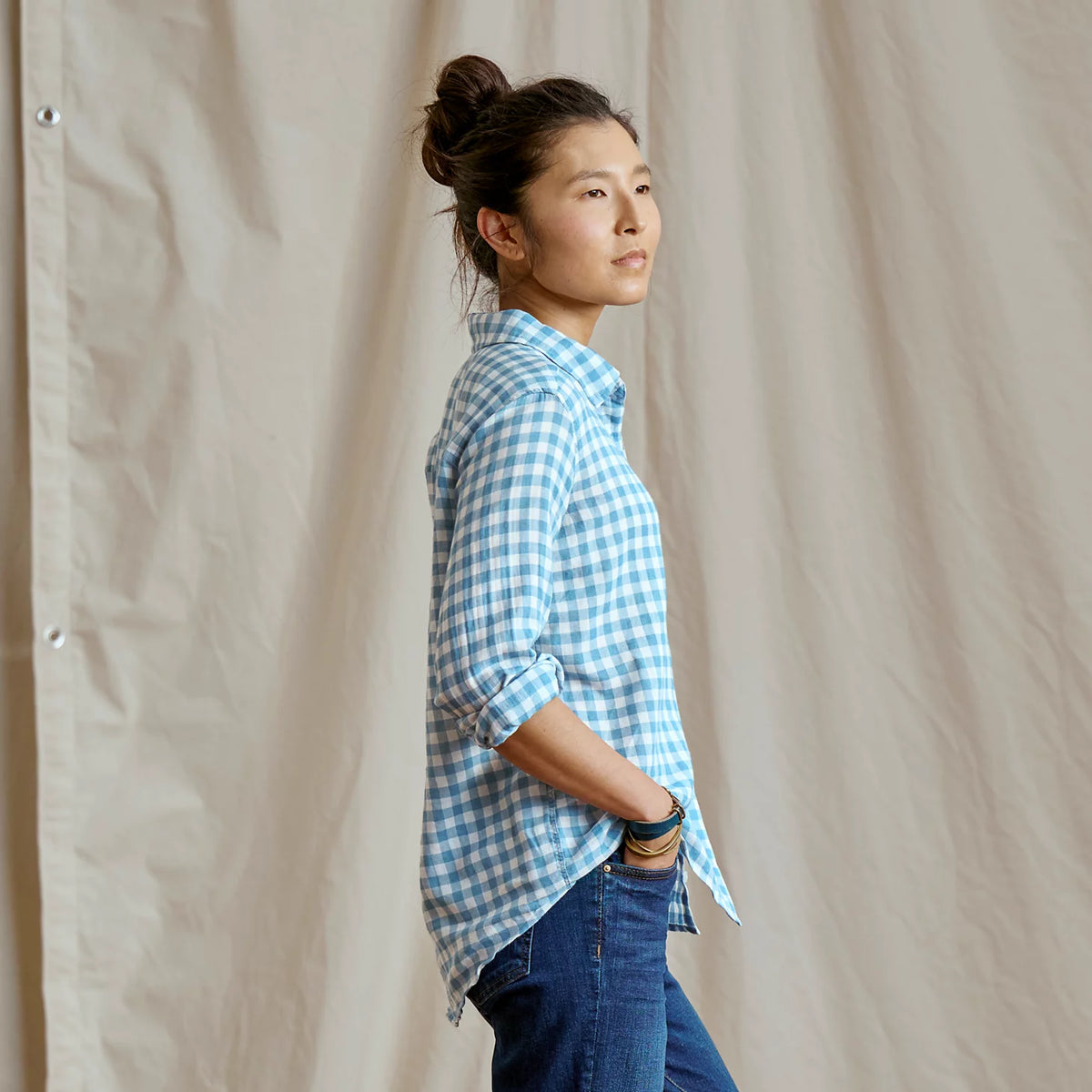 Everyday Lightweight Plaid Long-Sleeve Boyfriend Shirt - Orvis Value