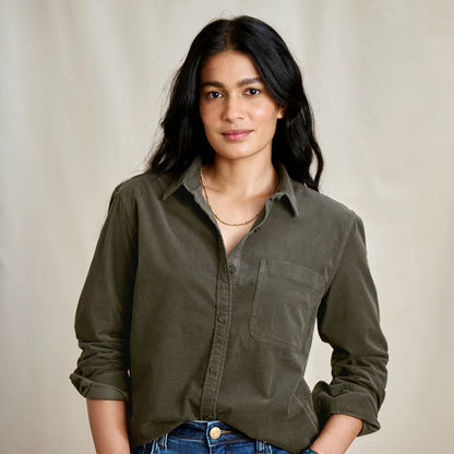 Corduroy Button-Down Long-Sleeve Shirt - Orvis Premium