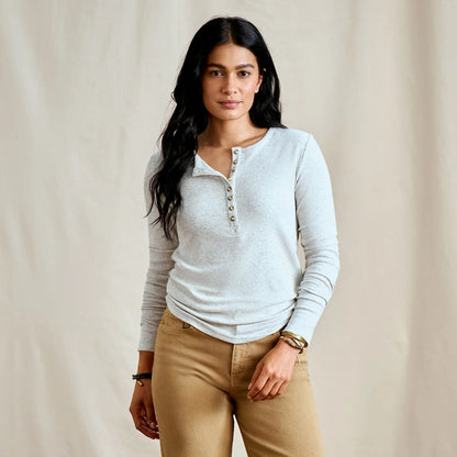 Ribbed Henley Long-Sleeve Tee - Orvis Value