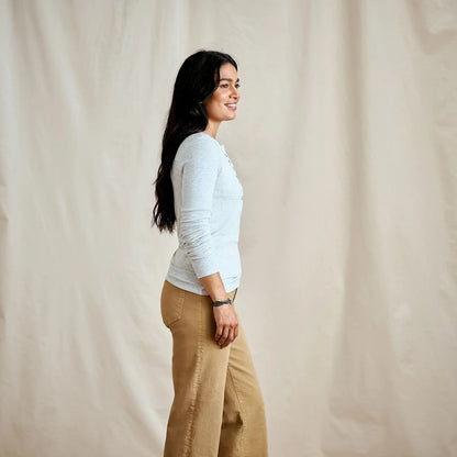 Ribbed Henley Long-Sleeve Tee - Orvis Value