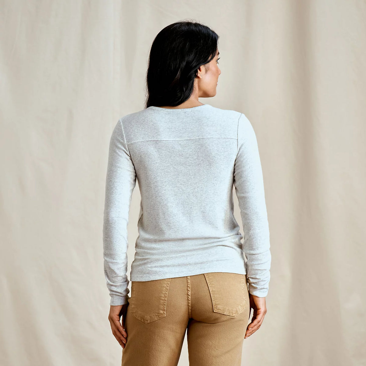 Ribbed Henley Long-Sleeve Tee - Orvis Value