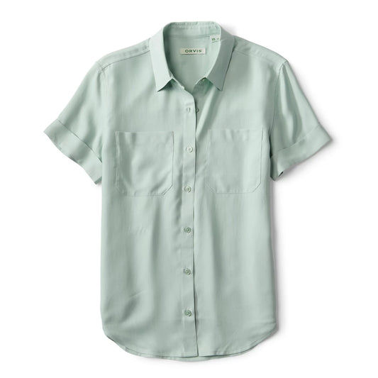 Washable Silk Short-Sleeve Camp Shirt - Orvis Sale