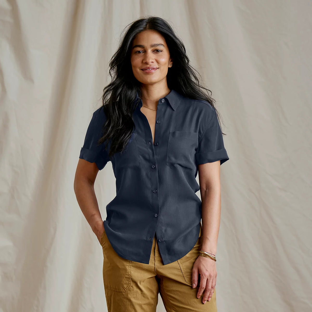 Washable Silk Short-Sleeve Camp Shirt - Orvis Sale