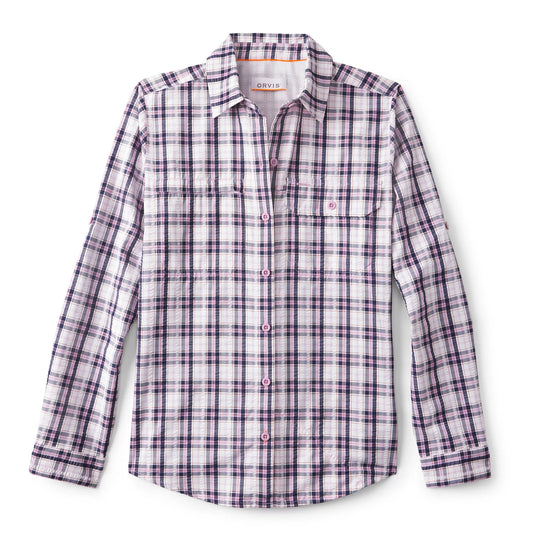 Women's Open Air Caster Plaid Long-Sleeve Shirt - Orvis Value