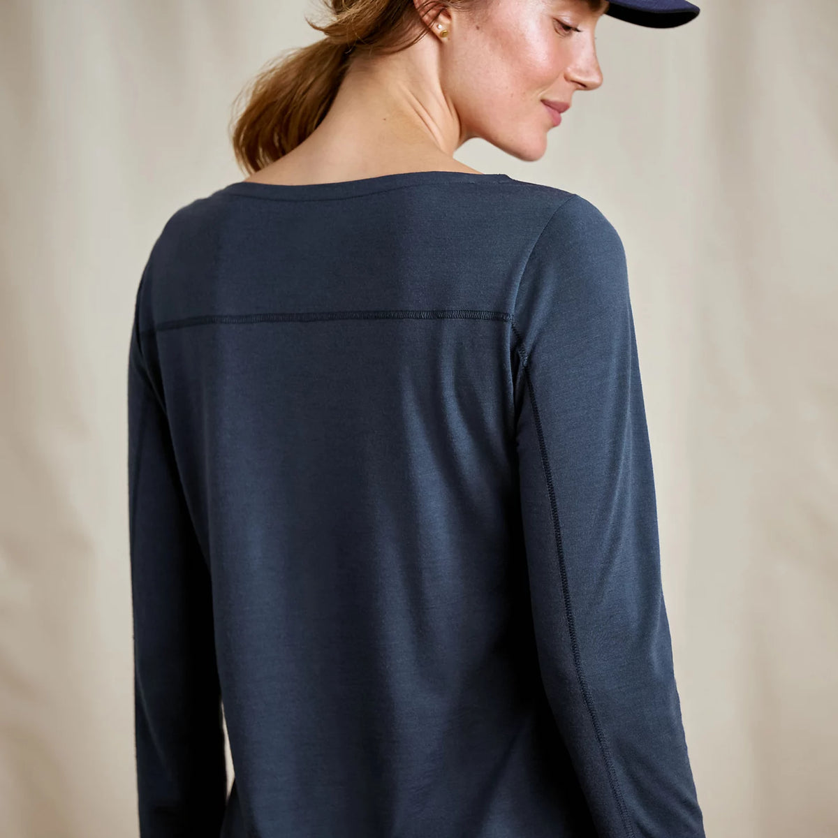 Outbound Merino 3/4-Sleeve Boatneck Tee - Orvis New