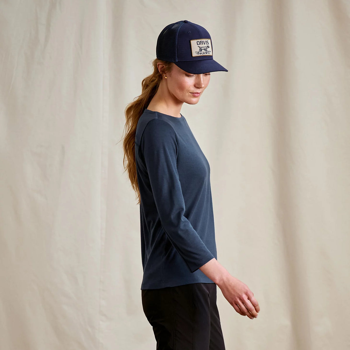 Outbound Merino 3/4-Sleeve Boatneck Tee - Orvis New