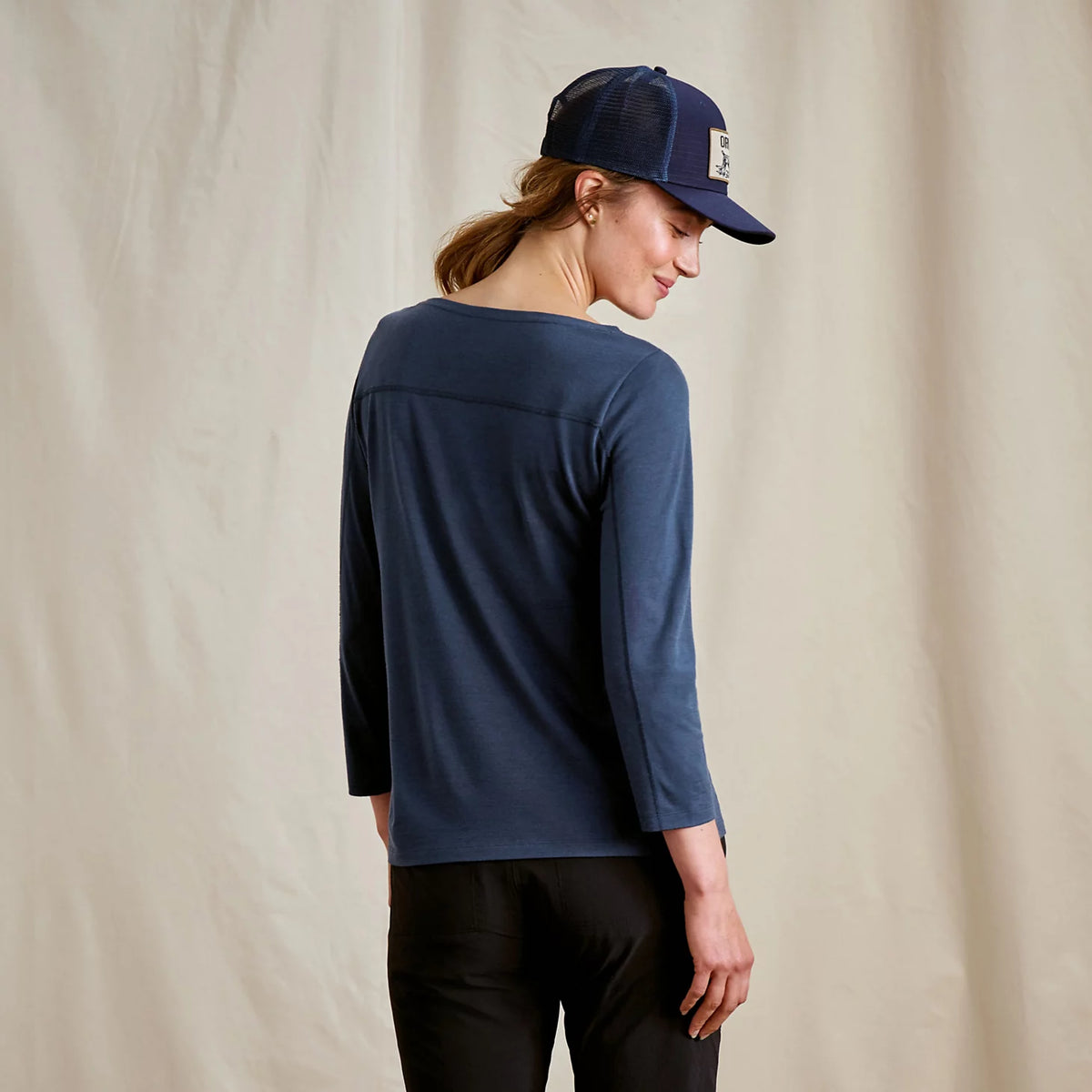 Outbound Merino 3/4-Sleeve Boatneck Tee - Orvis New